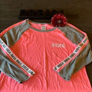 VS Pink Baseball Shirt